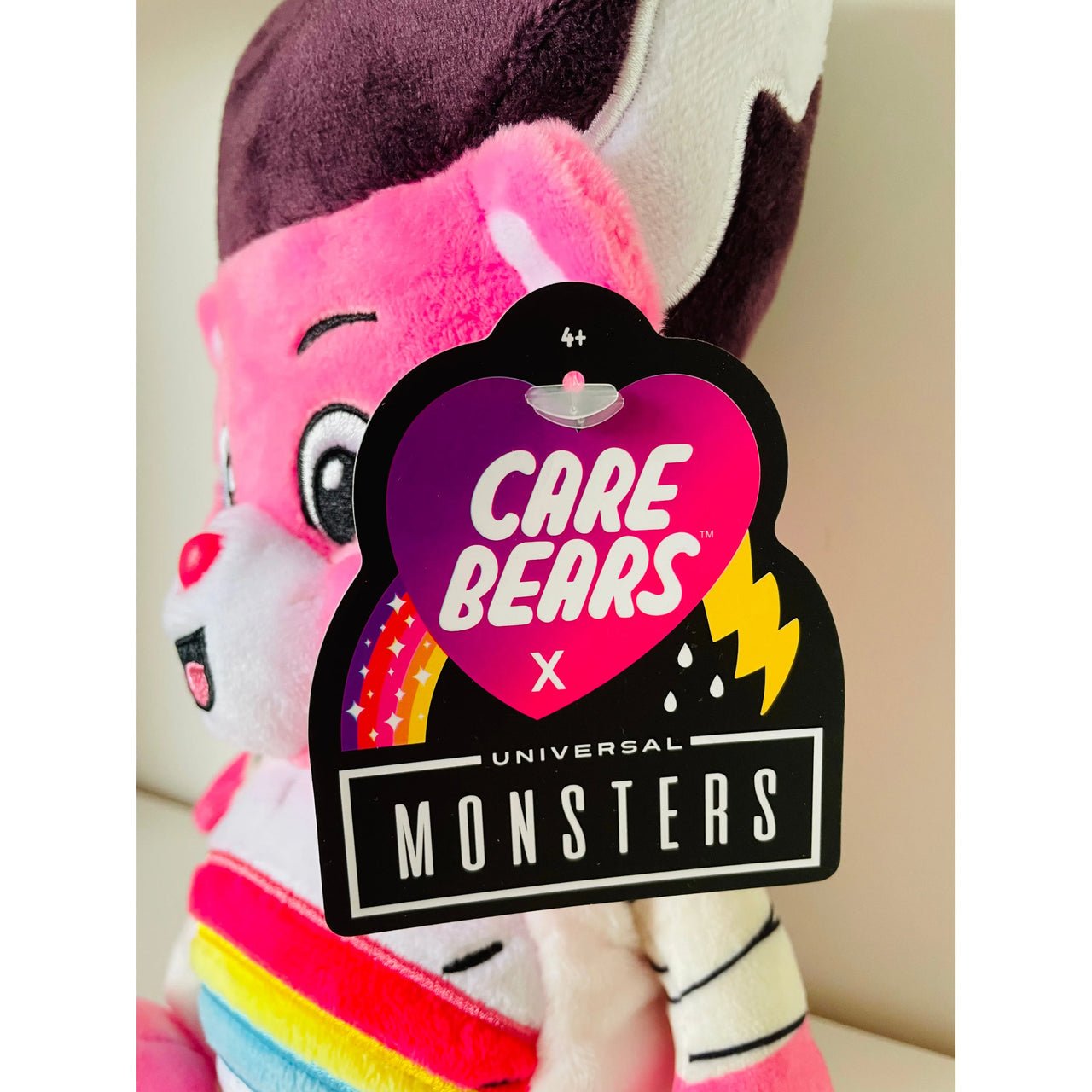 Care Bears 22cm Plush Universal Monsters Cheer as Bride of Frankenstein - Planet Toys