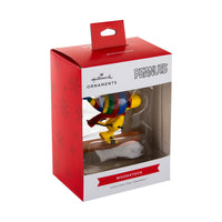 Collectable Peanuts Woodstock On Skis Ornament - Planet Toys