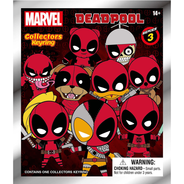 Deadpool Series 3 Bag Clips - Planet Toys