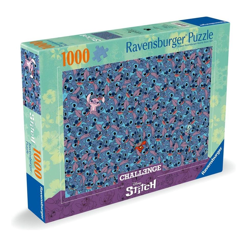 Disney Stitch Challenge 1000 Piece Jigsaw Puzzle - Planet Toys