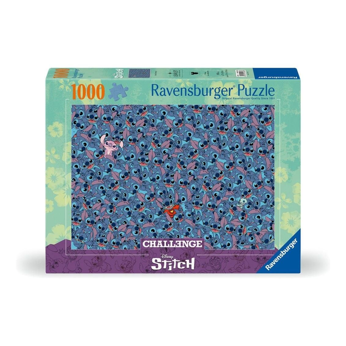 Disney Stitch Challenge 1000 Piece Jigsaw Puzzle - Planet Toys