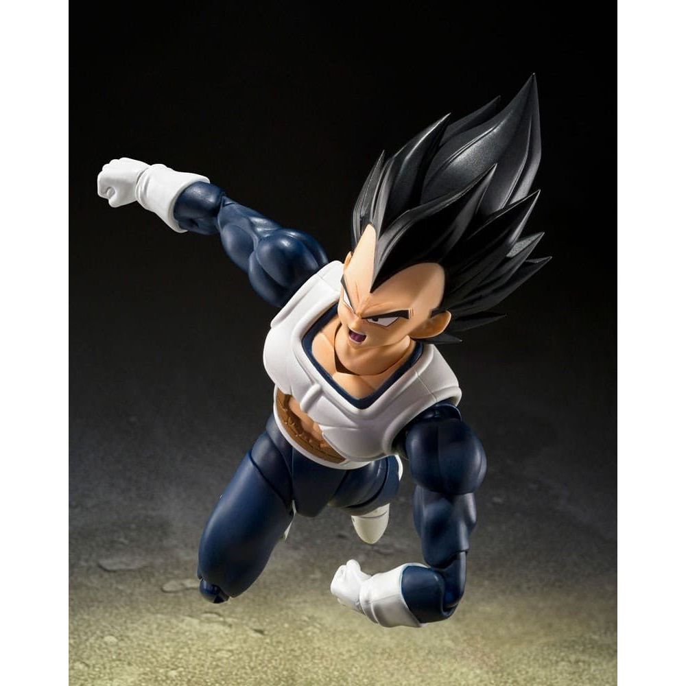 Dragon Ball S.H. Figuarts Action Figure Vegeta Old Battle Clothes 14 cm - Planet Toys