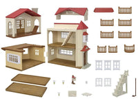 Sylvanian Families Red Roof Country Home Secret Attic Playroom Ages 3+