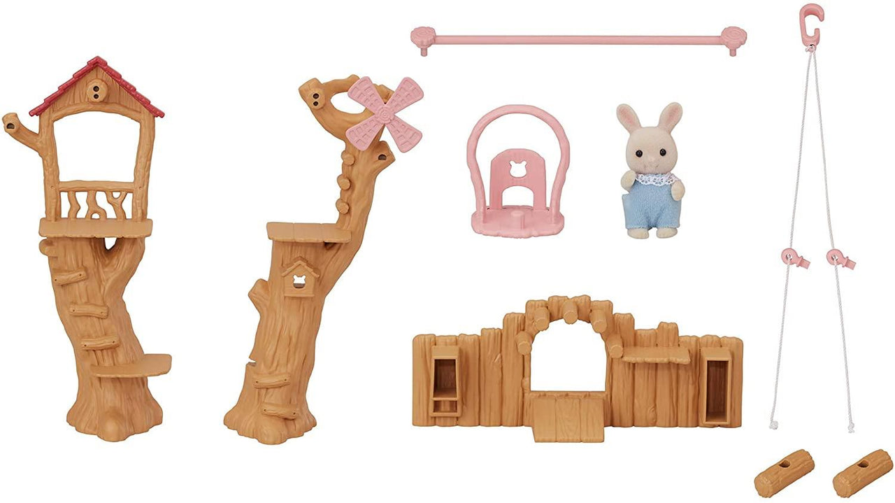 Sylvanian Families Baby Ropeway Park Toy Playset for Ages 3 and Up