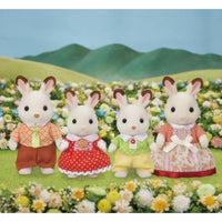 Sylvanian Families Chocolate Rabbit Family Toy Playset for Ages 3 & Up