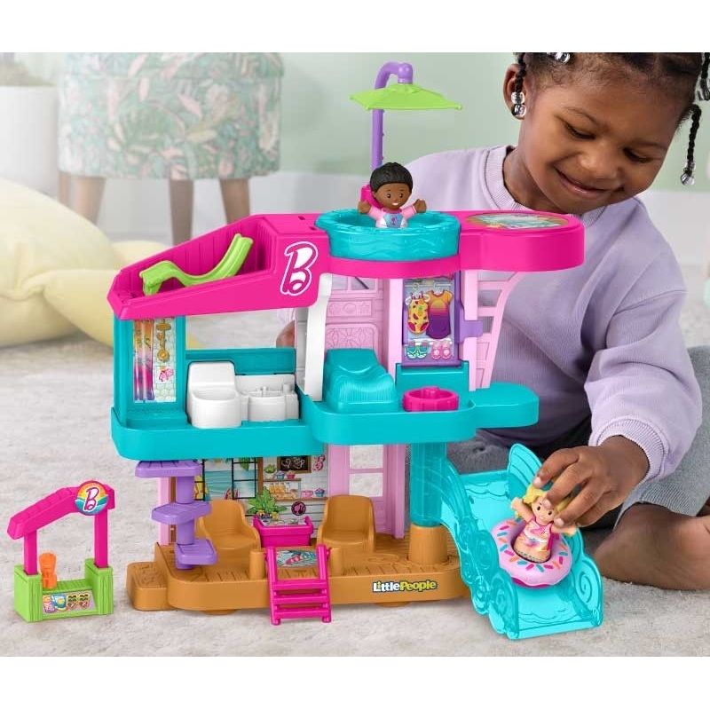 Fisher - Price Little People Barbie Beach House Playset - Planet Toys