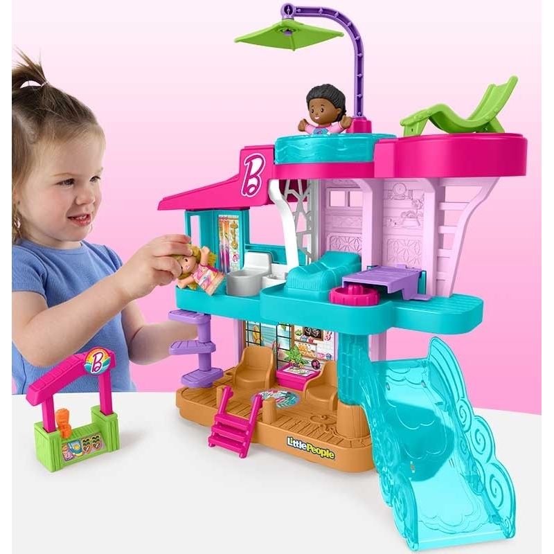 Fisher - Price Little People Barbie Beach House Playset - Planet Toys