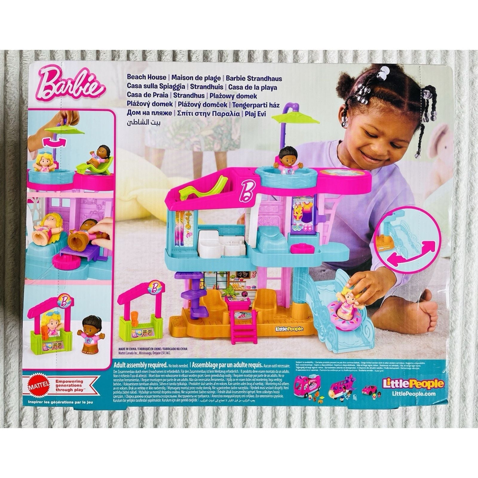 Fisher - Price Little People Barbie Beach House Playset - Planet Toys