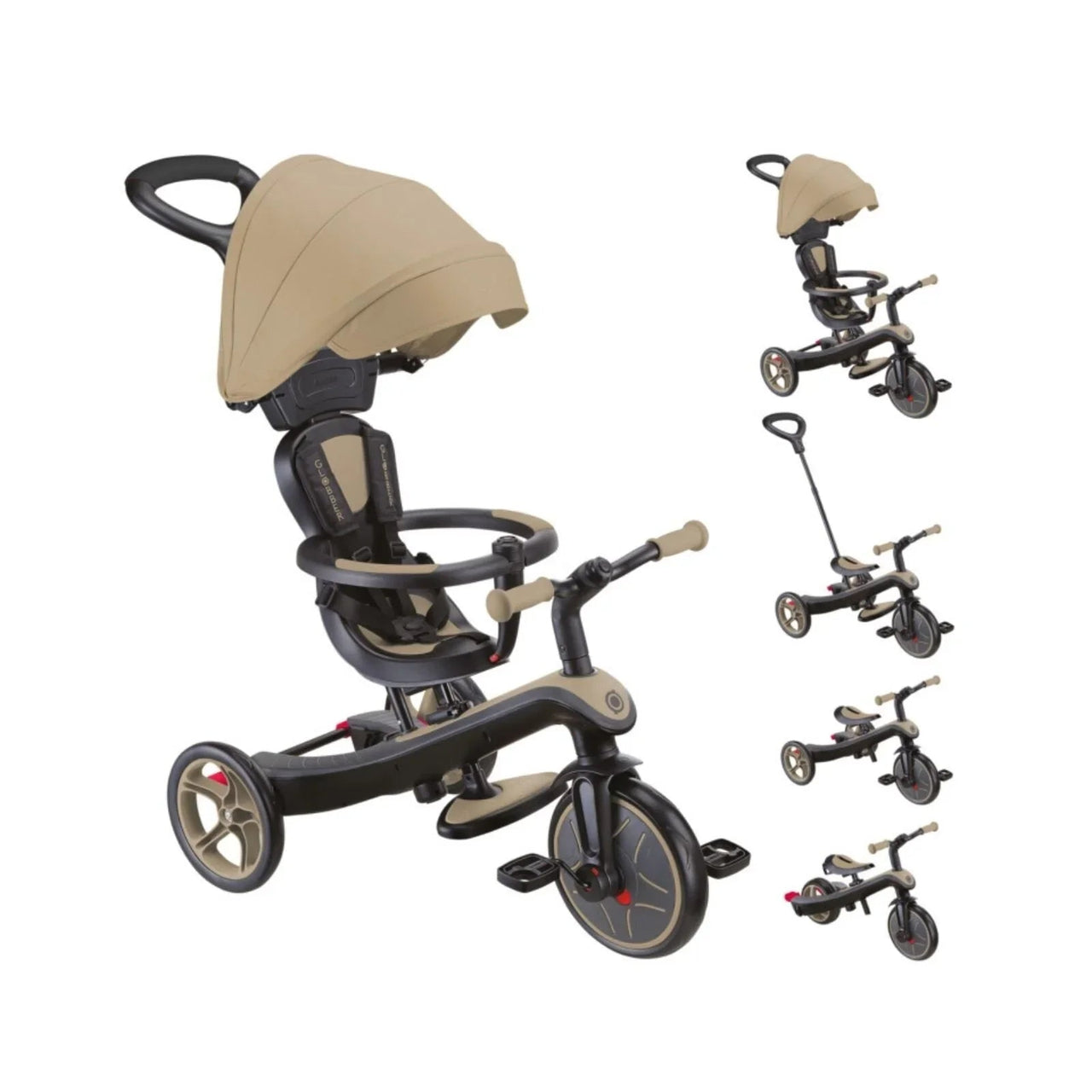 Globber Explorer Trike 4 - in - 1 - Sand - Planet Toys