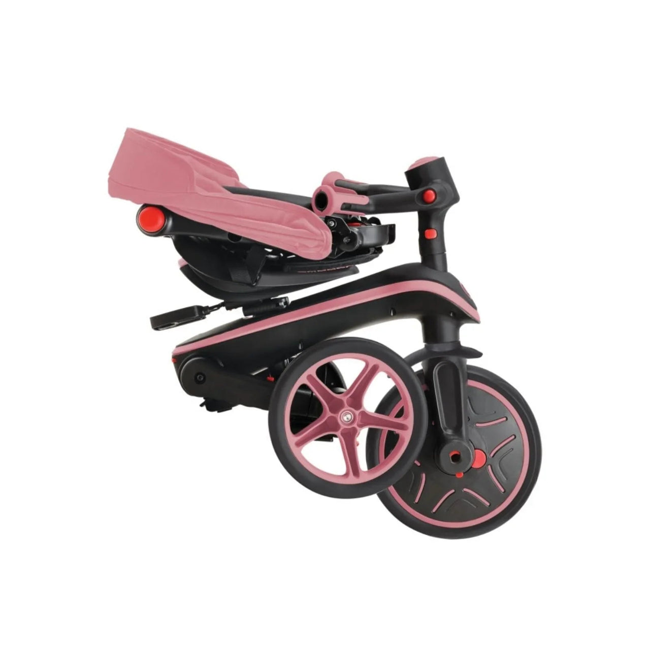 Globber Explorer Trike Foldable 4 in 1 - Deep Pastel Pink - Planet Toys