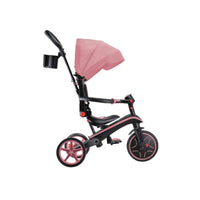 Globber Explorer Trike Foldable 4 in 1 - Deep Pastel Pink - Planet Toys