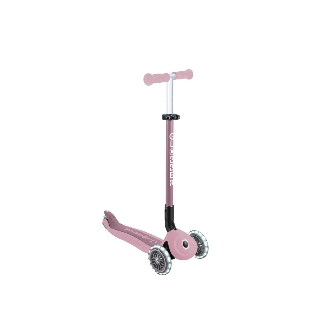 Globber Go Up Active Lights Eco Scooter - Berry - Planet Toys