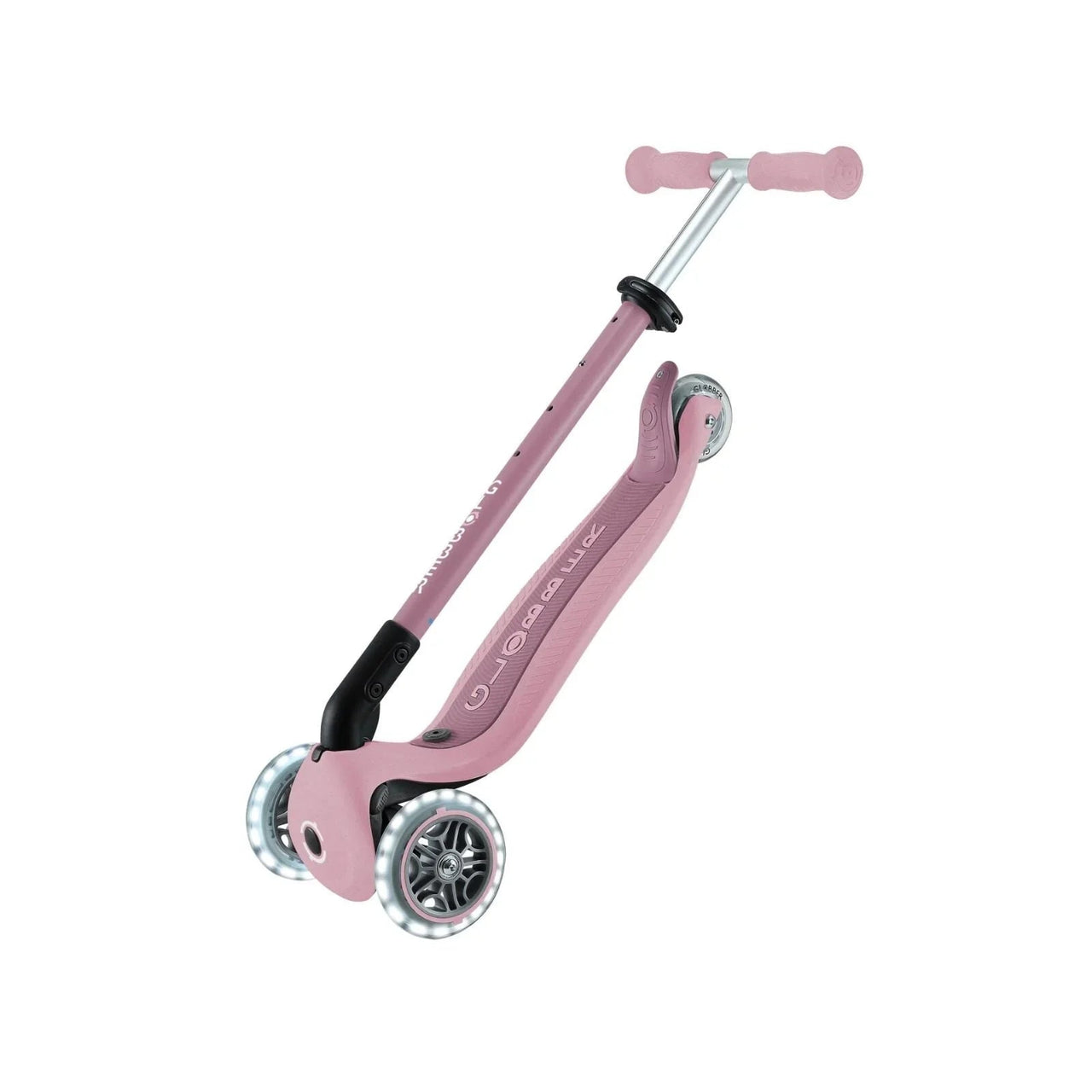 Globber Go Up Active Lights Eco Scooter - Berry - Planet Toys