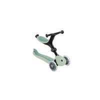 Globber Go Up Active Lights Eco Scooter - Pistachio - Planet Toys