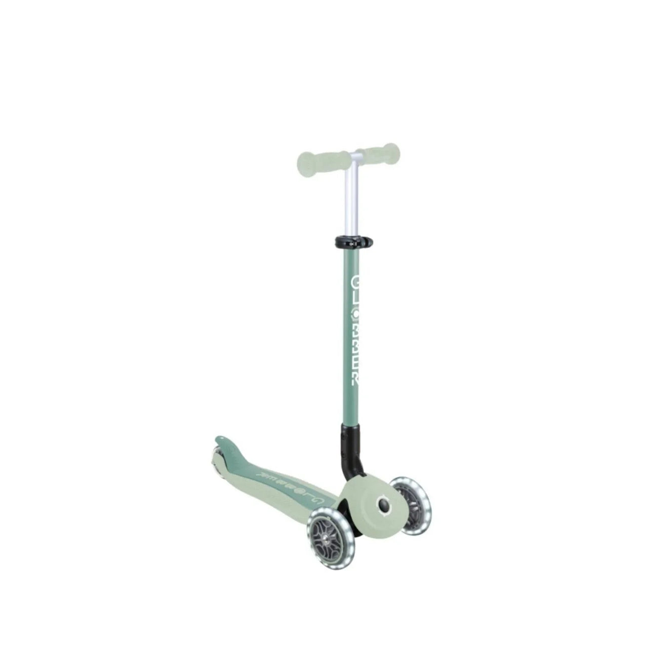 Globber Go Up Active Lights Eco Scooter - Pistachio - Planet Toys