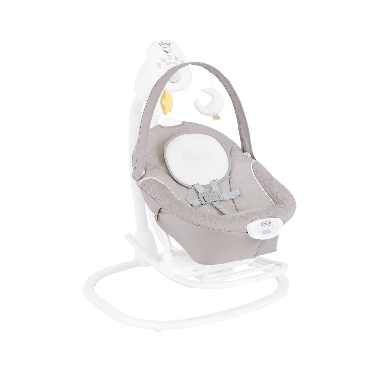Graco SoftSway Silent 2 - in - 1 Smart Swing - Starlight - Planet Toys
