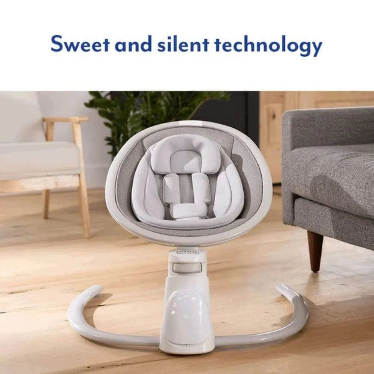 Graco Sway N Grow Bluetooth Swing - Heather - Planet Toys