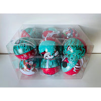 Hallmark Disney Mickey & Minnie Mouse Tin Christmas Bauble Pack of 12 - Planet Toys