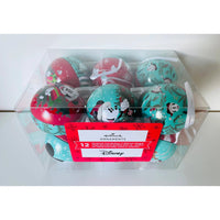 Hallmark Disney Mickey & Minnie Mouse Tin Christmas Bauble Pack of 12 - Planet Toys