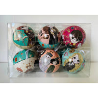 Hallmark Harry Potter Tin Bauble Christmas Ornaments Pack of 12 - Planet Toys