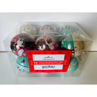 Hallmark Harry Potter Tin Bauble Christmas Ornaments Pack of 12 - Planet Toys