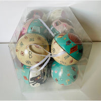 Hallmark Harry Potter Tin Bauble Christmas Ornaments Pack of 12 - Planet Toys