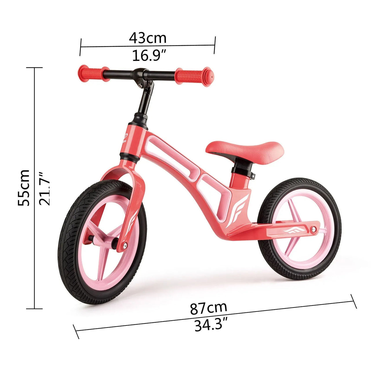 Hape New Explorer Kids Balance Bike, Pink - Planet Toys