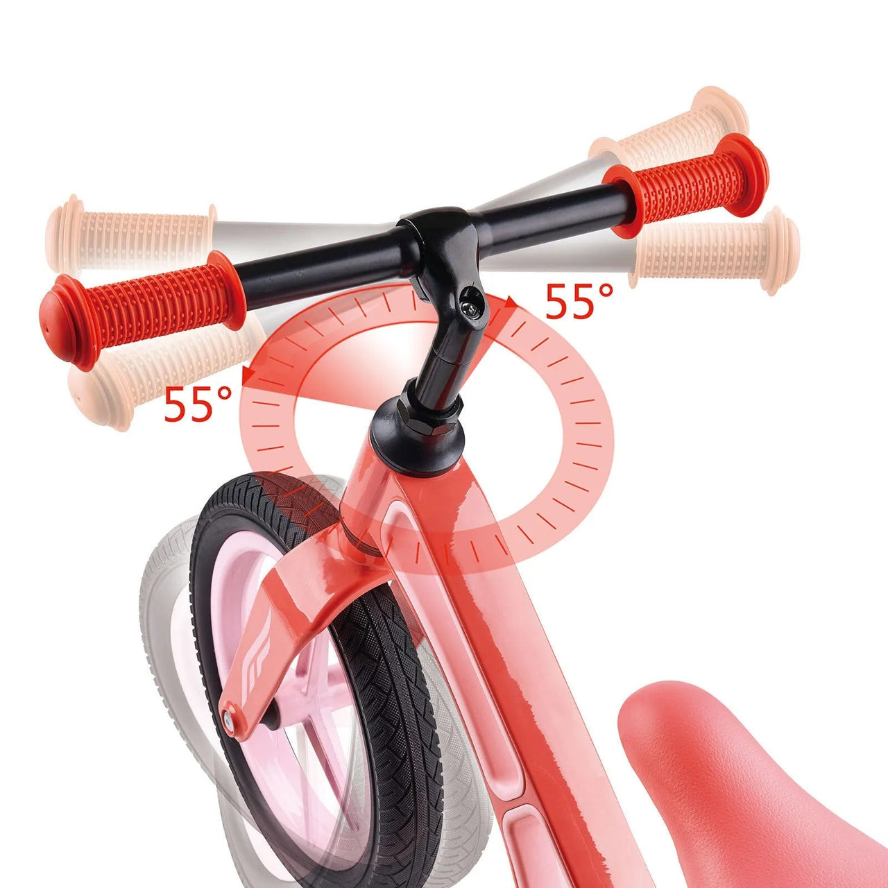 Hape New Explorer Kids Balance Bike, Pink - Planet Toys