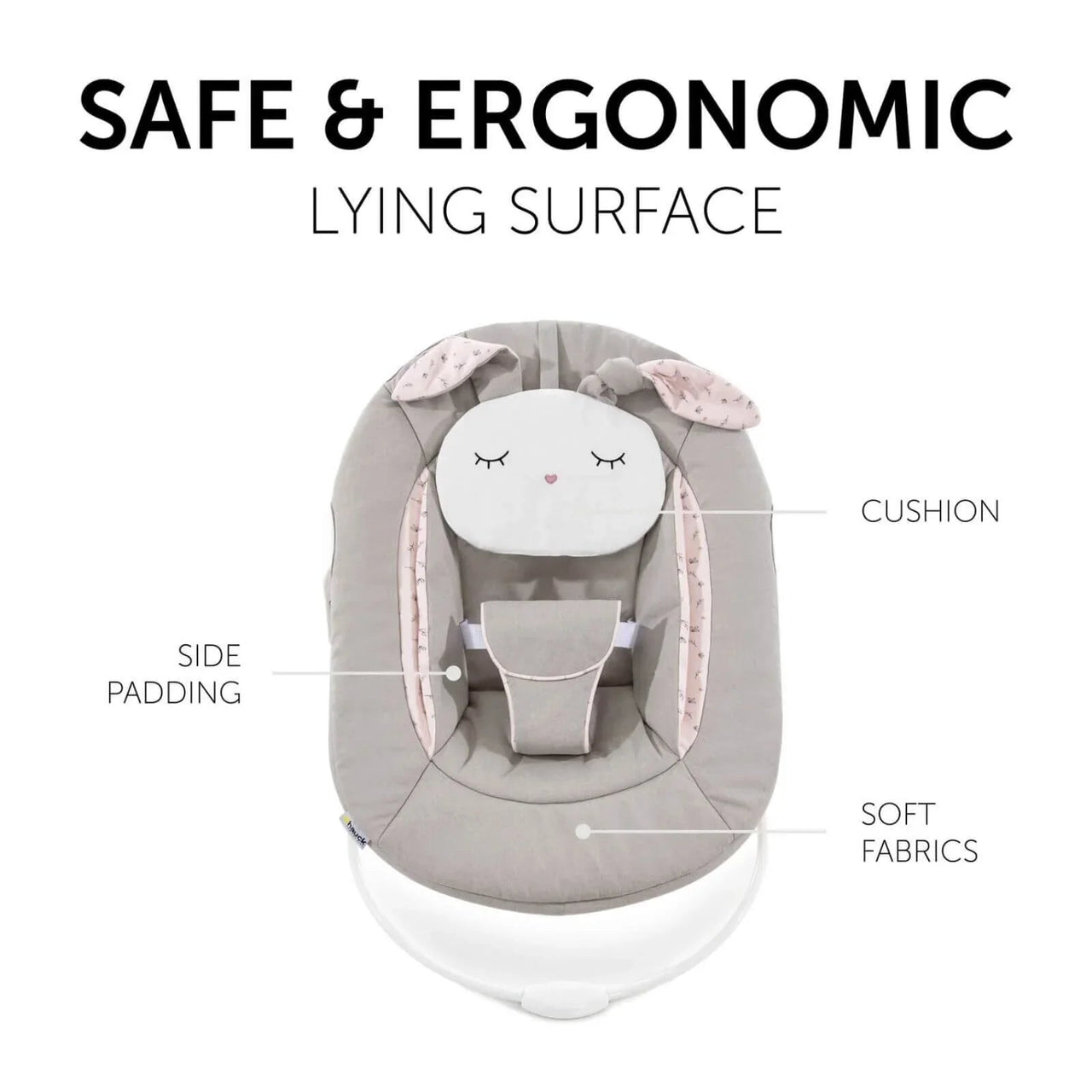 Hauck Alpha Bouncer 2 - in - 1 - Beige Bloom - Planet Toys