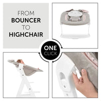 Hauck Alpha Bouncer 2 - in - 1 - Beige Bloom - Planet Toys