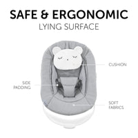 Hauck Alpha Bouncer 2 - in - 1 - Light Grey - Planet Toys