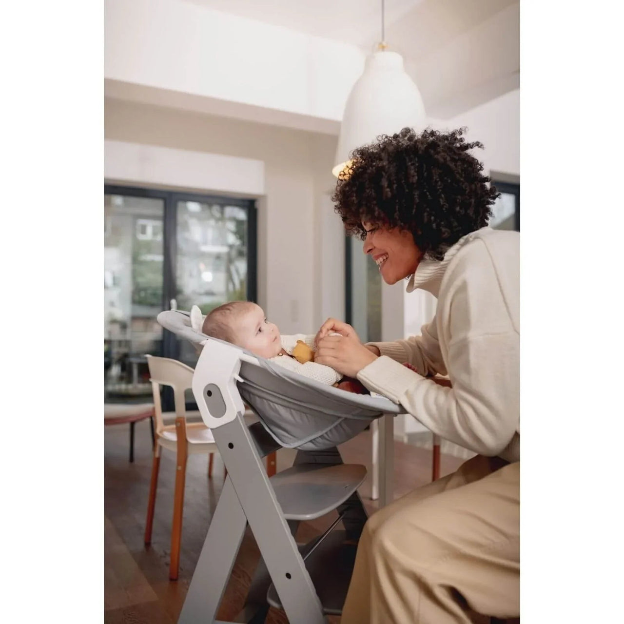 Hauck Alpha Bouncer 2 - in - 1 - Light Grey - Planet Toys