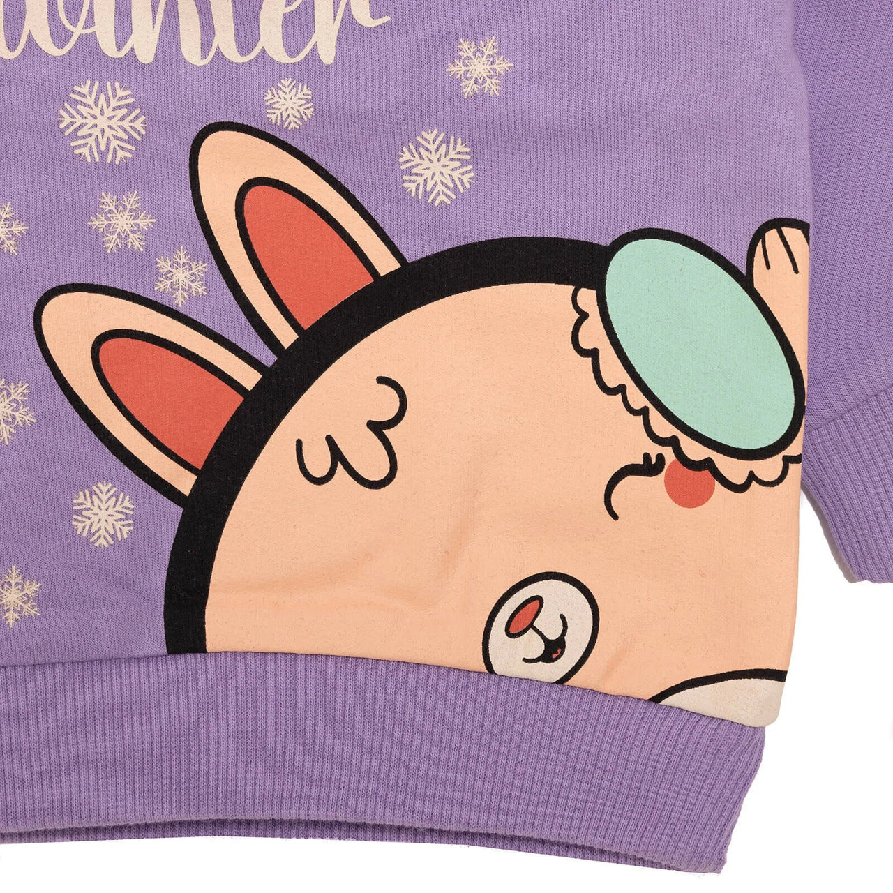 HelloBaby Baby Girl Animal Printed Sweatshirt - Purple - Planet Toys