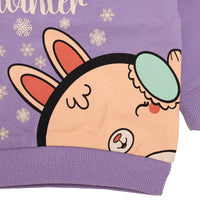 HelloBaby Baby Girl Animal Printed Sweatshirt - Purple - Planet Toys