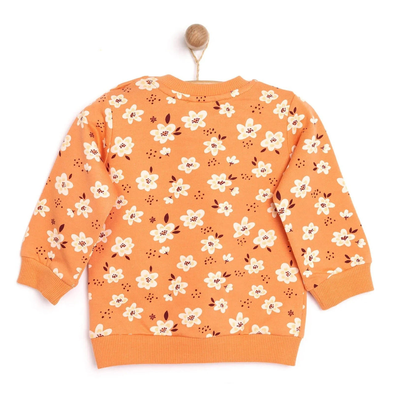 HelloBaby Baby Girl Basic Flower Printed Sweatshirt - Printed - Planet Toys