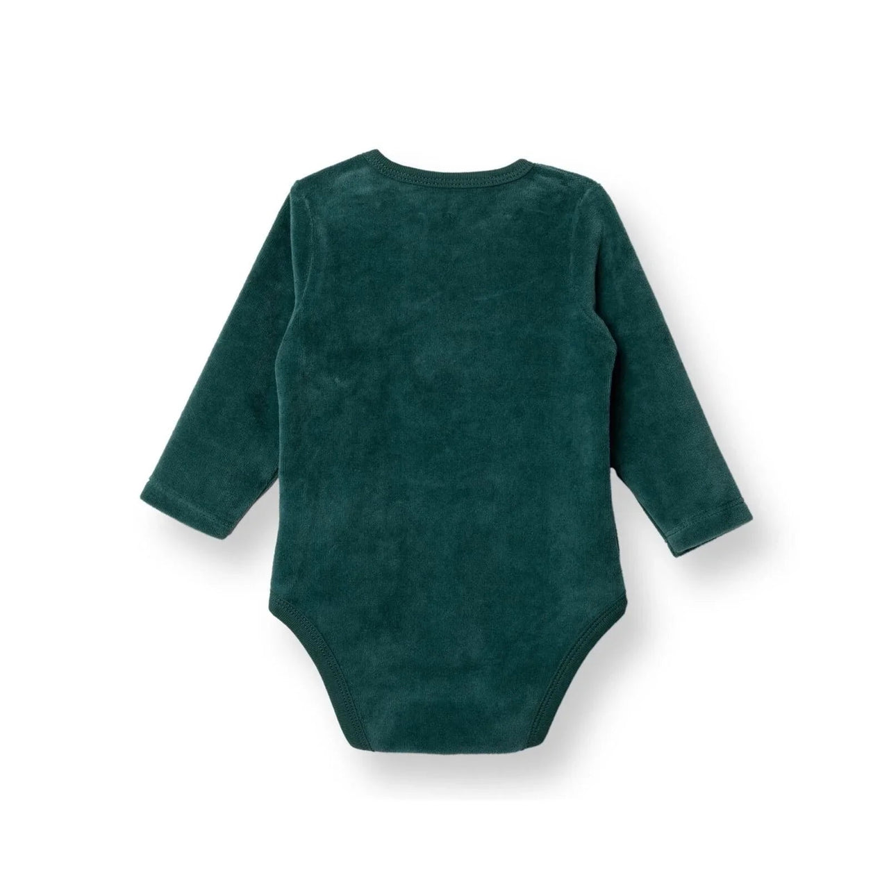 HelloBaby Boys Long Sleeve Bodysuit Christmas with Poppers Crew Neck Long Sleeve - Green - Planet Toys
