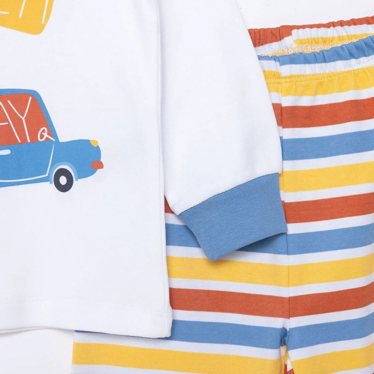 HelloBaby Christmas Baby Boy Long Sleeve Pyjamas Set - Ecru - Planet Toys