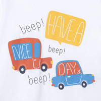 HelloBaby Christmas Baby Boy Long Sleeve Pyjamas Set - Ecru - Planet Toys