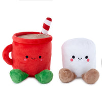 Hot Chocolate & Marshmallow Magnetic Soft Toy Pair - Planet Toys