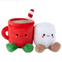 Hot Chocolate & Marshmallow Magnetic Soft Toy Pair - Planet Toys