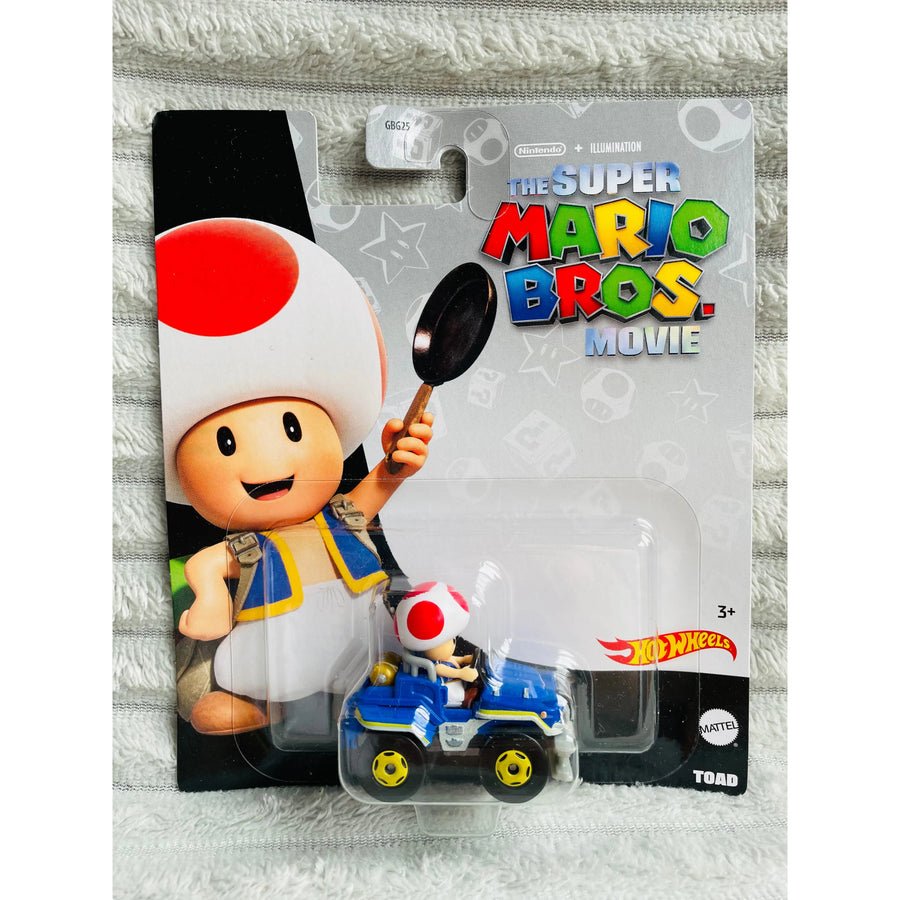 Hot Wheels the Super Mario Bros Movie Toad - Planet Toys