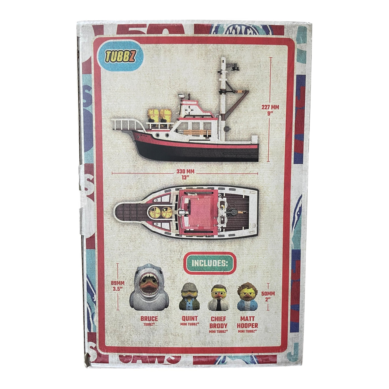 Jaws Tubbz Vehicle PVC Figure Orca Boat Bundle 13 cm - Planet Toys