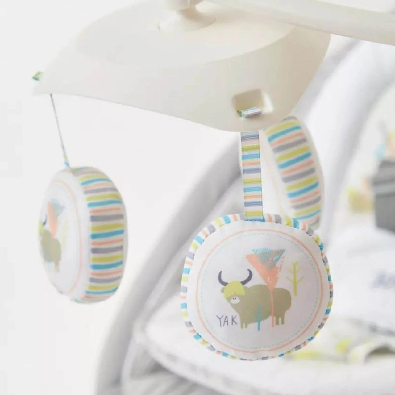 Joie Serina Swivel Baby Swing - Nature's Alphabet - Planet Toys