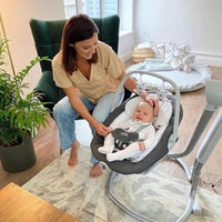 Joie Serina Swivel Baby Swing - Nature's Alphabet - Planet Toys