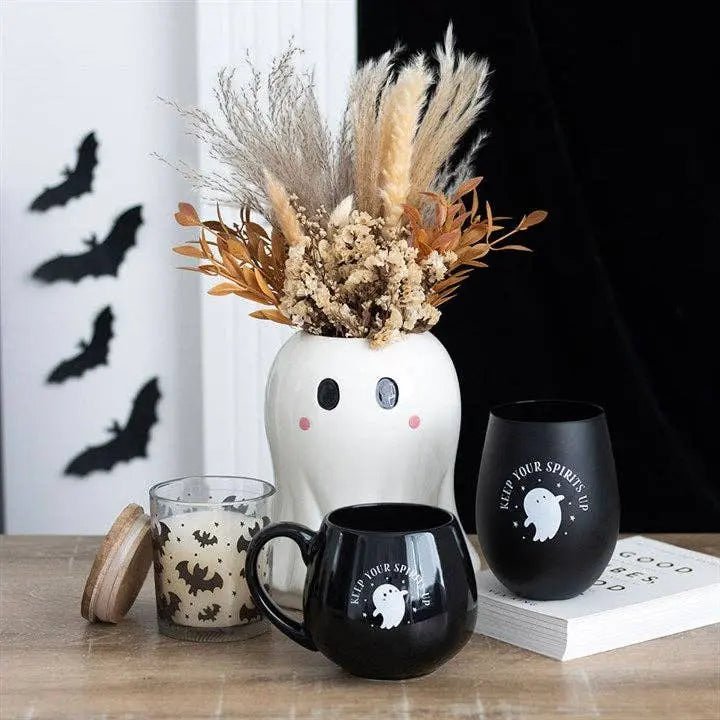 Keep Your Spirits Up Rounded Halloween Ghost Mug - Planet Toys