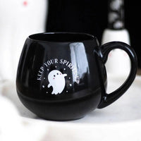 Keep Your Spirits Up Rounded Halloween Ghost Mug - Planet Toys