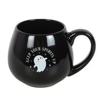 Keep Your Spirits Up Rounded Halloween Ghost Mug - Planet Toys
