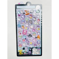 Korea 3D Crystal Stickers BonBon Drop BonBonland Cute Monster Ghosties - Planet Toys