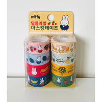 Korea Miffy Sweet Fruit Deco Washi Tape 8 Pack Set - Planet Toys