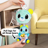 Lamaze 3 - in - 1 Surprise Clip & Go Bear Toy - Planet Toys